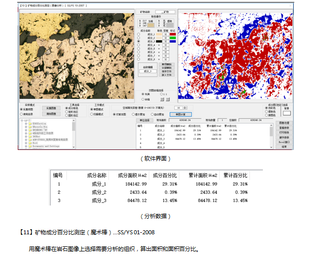 岩石(偏光)软件-岩相分析软件-上海思长约光学仪器